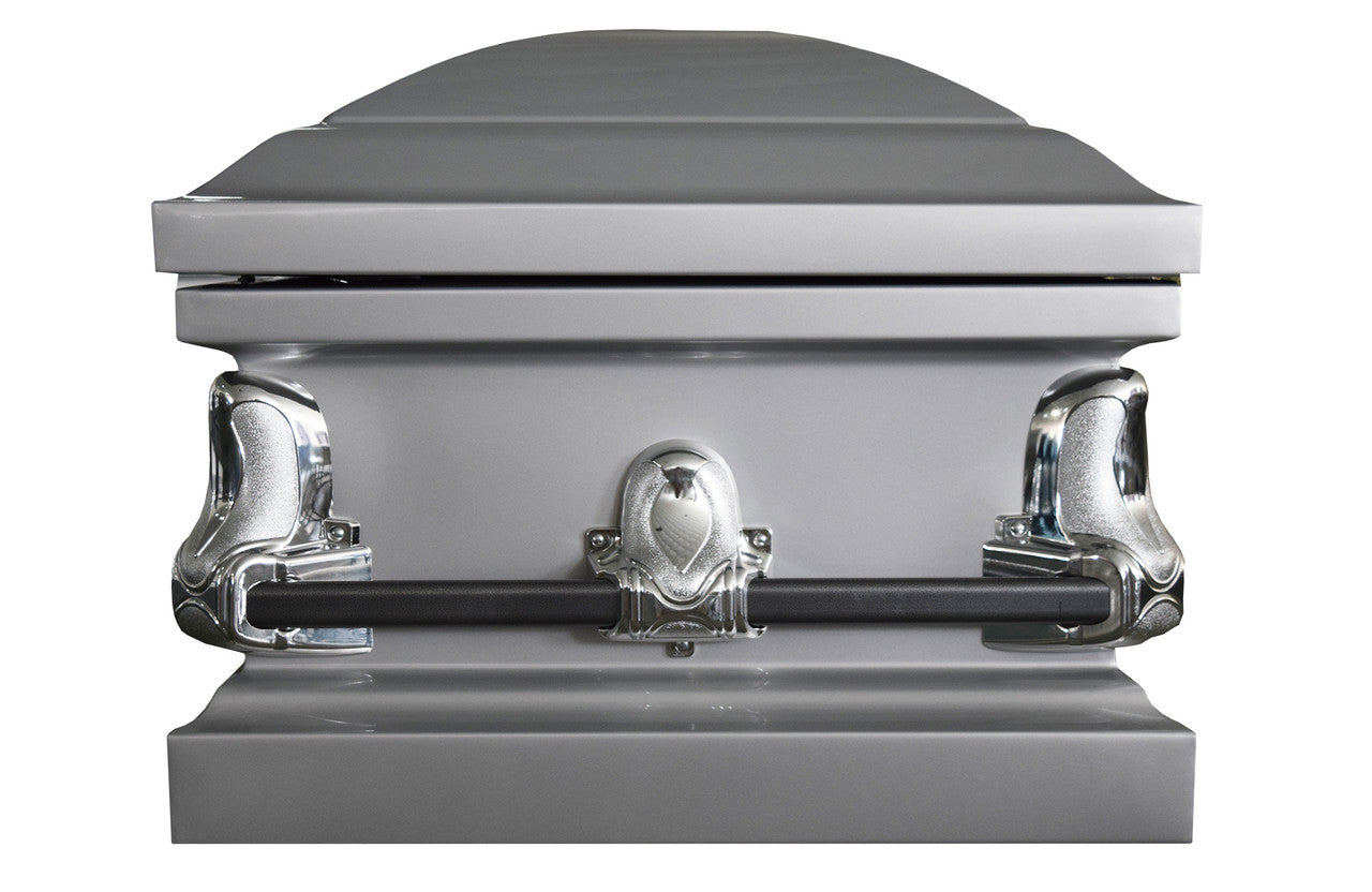 Spartan Silver/Economy Silver Casket - Metal Casket